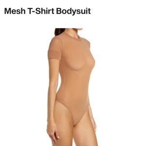 SKIMS Summer Mesh T-Shirt Bodysuit